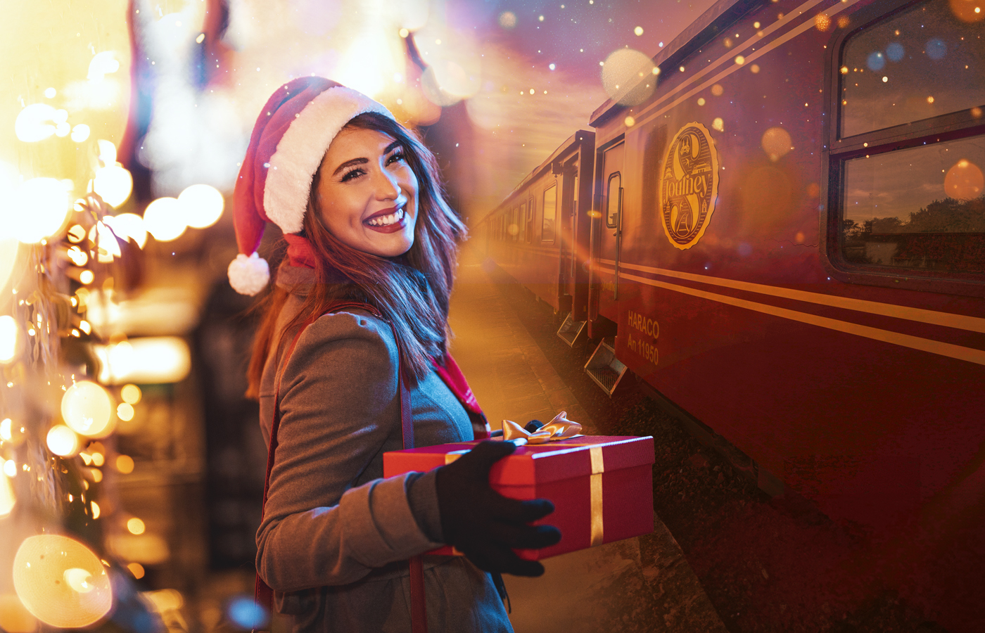 Christmas by train